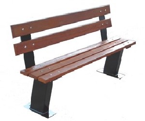 Banc et Banquette acier/bois Opéra 0